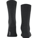 Argyle - Grof Gebreide Sokken - Grijs - Wol