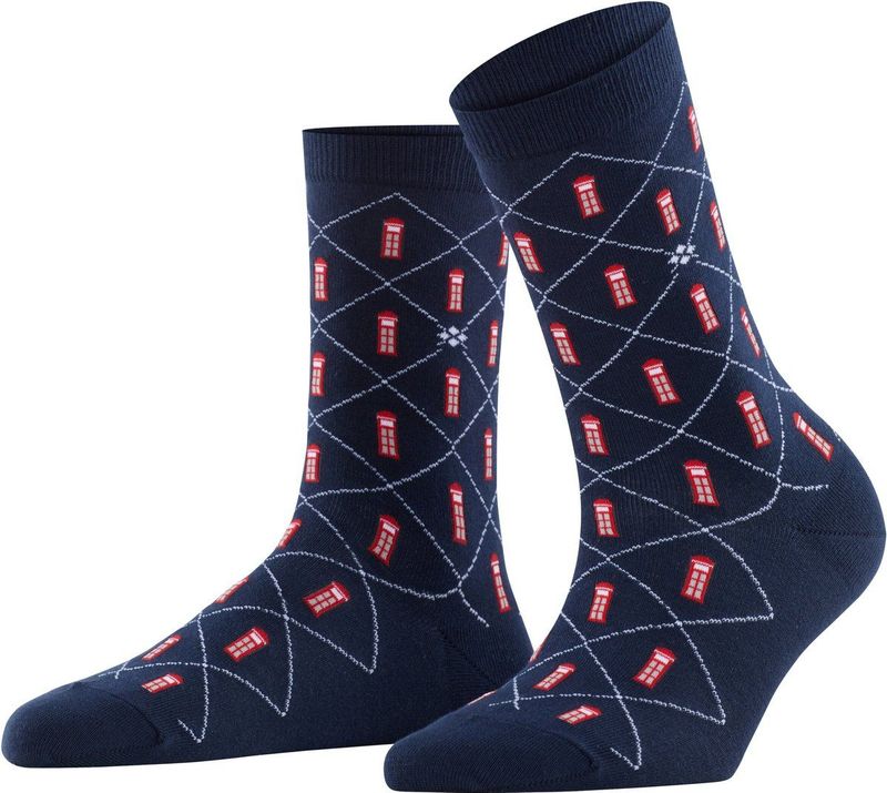 Burlington - Argyle Sokken - Multicolor - Katoen