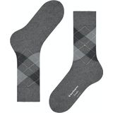 Burlington - Dundee - Gedessineerd Wol Sokken - Grijs - Maat 40-46
