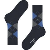 Burlington - Luxe Tweedlook Sokken - Grijs - Wol - Argylepatroon