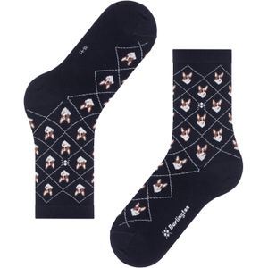 Burlington Corgi - Enkelsokken - Zwart - Katoen - One-size