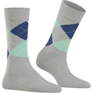 Burlington - Covent Garden - Damessokken - Grijs - Biologisch Katoen, Ademend, Platte Teennaad, 1 Paar