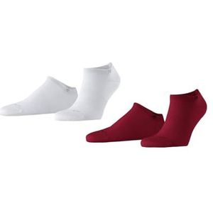 Burlington Everyday 2-Pack heren sneakersokken, rood (ingle)