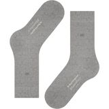 Burlington - Bloomsbury - Enkelsokken - Grijs - Katoen met Wol