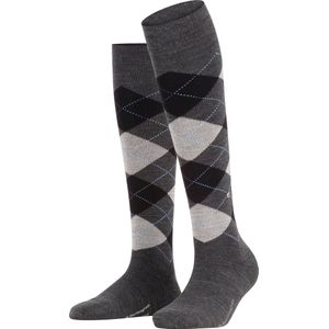 Burlington - Marylebone - Kniekousen - Grijs - Wol - One-size