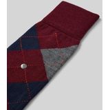 Burlington - Edinburgh - Sokken - Rood - Katoen - One-Size