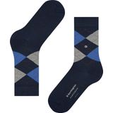 Burlington - Marylebone - Sokken - Blauw - Wol - One-size