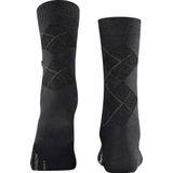 Burlington - Marylebone - Wol Sokken - Zwart - Lurex