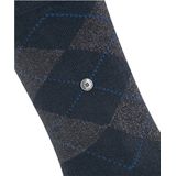 Burlington - Marylebone - Damessokken - Marineblauw - Wol - Patroon