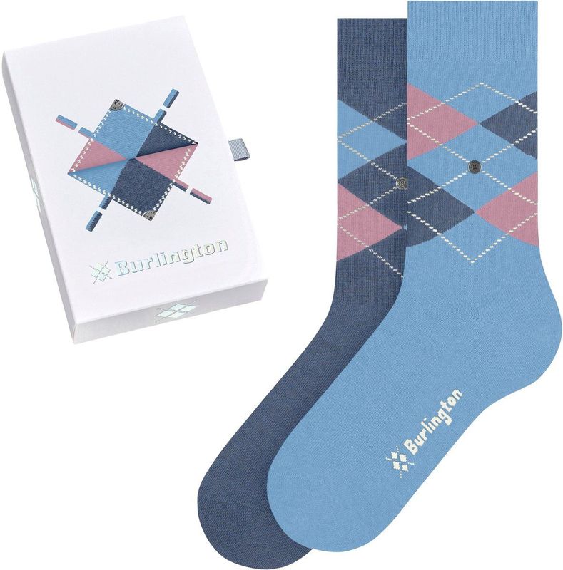 Burlington - Basic Gift Box - Huissokken - Veelkleurig - Gemaakt van zacht, gekamd katoen