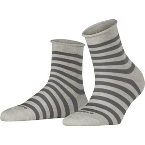 Burlington - Swansea W Sso - Enkelsokken - Grijs Storm Grey - Katoen - 1 Paar