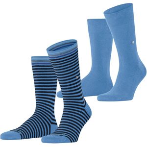 Burlington - Set van 2 - Kousen - Gestreept en Effen - Katoen