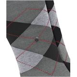 Burlington - Everyday Argyle - Gedessineerd Sokken - Grijs - Katoen - 2-Pack
