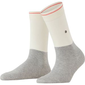 Burlington - Sunrise W - Damessokken - Grijs Light Heather - Uv-garen, Ademend, Halflang