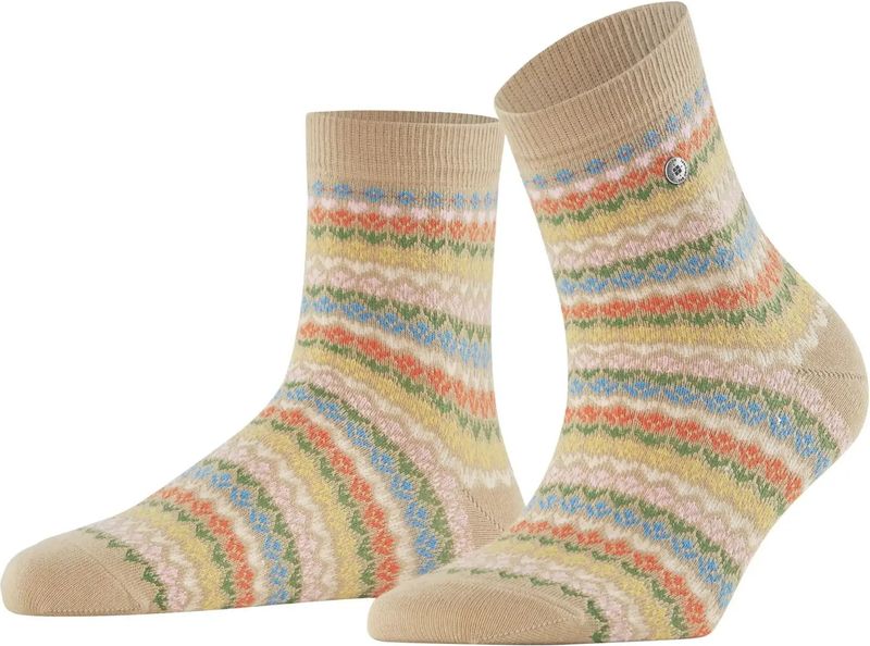 Pantykousjes - Bloemenpatroon - Katoen - Trendy Kleuraccenten