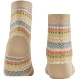 Enkelsokken - Bloemenpatroon - Katoen - Trendy Kleuraccenten