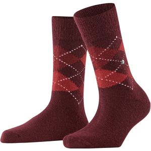 Burlington - Whitby W - Dames Sokken - Rood Berry - 1 Paar
