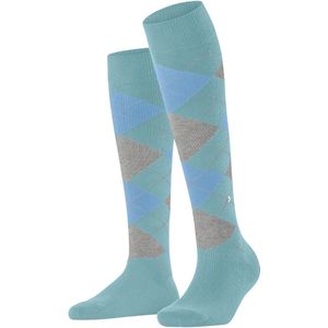 Burlington - Queen W Kh - Kniekousen - Blauw Silent Water 6014 - 1 paar
