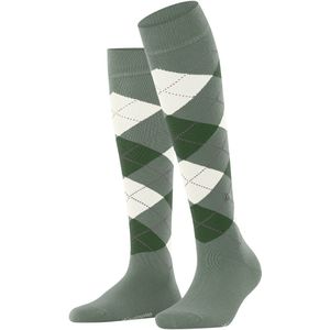 Burlington - Kniekousen - Groen Sage 7068 - Wol - Lang Gedessineerd - 1 Paar