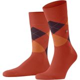 Burlington - King - Heren Sokken - Oranje - Katoen Gedessineerd - 1 Paar