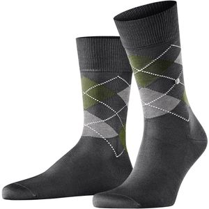 Burlington - Manchester - Heren Sokken - Grijs Anthracite Melange - Katoen - 1 Paar