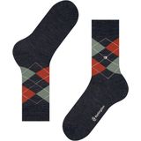 Burlington - Edinburgh Melange - Thermosokken - Niebieski Jeans Melange - 40-46