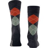 Burlington - Edinburgh Melange - Thermosokken - Niebieski Jeans Melange - 40-46