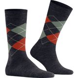 Burlington - Edinburgh Melange - Thermosokken - Niebieski Jeans Melange - 40-46