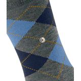 Burlington - Edinburgh Melange - Thermosokken - Niebieski Cornflower Blue - 1 stuk