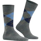 Burlington - Edinburgh Melange - Thermosokken - Niebieski Cornflower Blue - 1 stuk