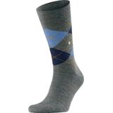 Burlington - Edinburgh Melange - Thermosokken - Niebieski Cornflower Blue - 1 stuk