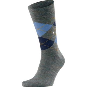 Burlington - Edinburgh Melange - Thermosokken - Niebieski Cornflower Blue - 1 stuk