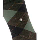 Burlington - Edinburgh Melange - Herensokken - Zielony Jade Cream - 1 stuk