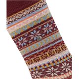 Burlington - Fair Isle Delight W - Sokken - Blauw - 1 paar - Wol gedessineerd