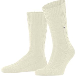 Burlington - Dover M - Chaussettes - Multicolore Ivory - 1 Paar - Laine Unies