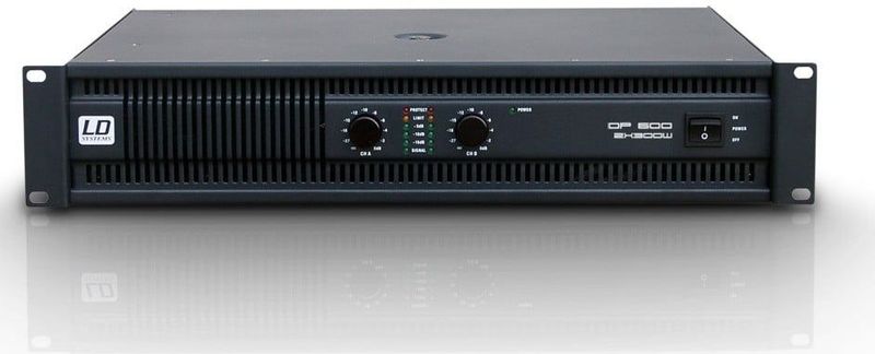 LD Systems - DP600 - Versterker - 2x 400 Watt op 4 Ohm - Lichtgewicht