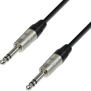 Adam Hall Cables 4 STAR BVV 0150 REAN 6,3 mm stereo jack patchkabel op 6,3 mm stereo jack 1,5 m