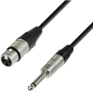 Adam Hall Cables 4 STAR MFP 0600 - Micro REAN XLR bus naar 6,35 mm jack mono 6 m