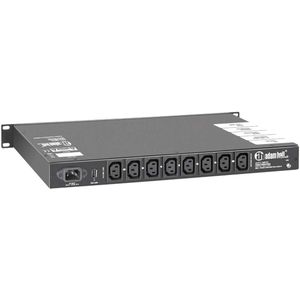 Centrale Stroomvoorziening - 8 Schakelbare IEC-Aansluitingen - Inclusief LED-Racklampen