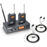 LD Systems - MEI 1000 G2 BUNDLE - Draadloze In-ear Monitor - Frequentieband 823-832/863-865 MHz