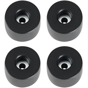 Adam Hall Hardware 4911 M4 AH - set van 4 rubberen voetjes 38 x 25 mm zwart in zak