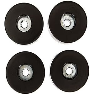 Adam Hall Hardware - Rubberen Voetjes - Zwart - 38 x 20 mm - Set van 4 Stuks