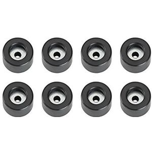 Adam Hall Hardware 4904 M8 AH - Set van 8 Rubberen Voetjes - 25 x 15 mm