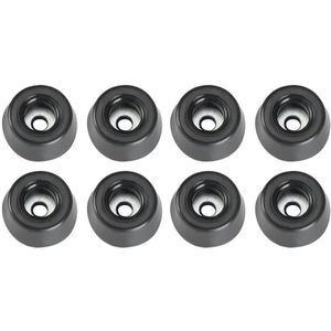 Adam Hall Hardware 4903 M8 AH - set van 8 rubberen voetjes 20 x 9 mm zwart in zak