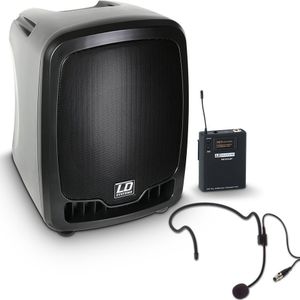 LD Systems Roadboy 65 HS B6 draagbare PA luidspreker met headset (655 - 679 MHz)