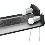 Gravity GHPHMS01B Hoofdtelefoonhouder voor Microfoonstatieven - Zwart