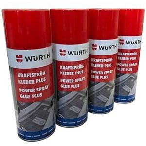 Wurth Würth Krachtspuitlijm Plus 4 x 400 ml extra sterke spuitlijm