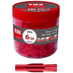 Allzweckdübel Tri 6x36 mm in Runddose - TOX