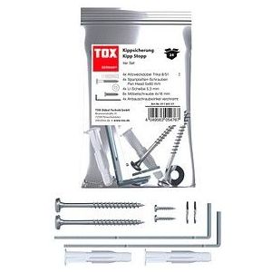 TOX Möbel-Kippsicherung-Set Kipp Stopp 4 St.