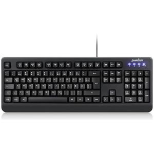 Perixx - Periboard-517 - Toetsenbord - Zwart - Bedraad - QWERTZ-Indeling